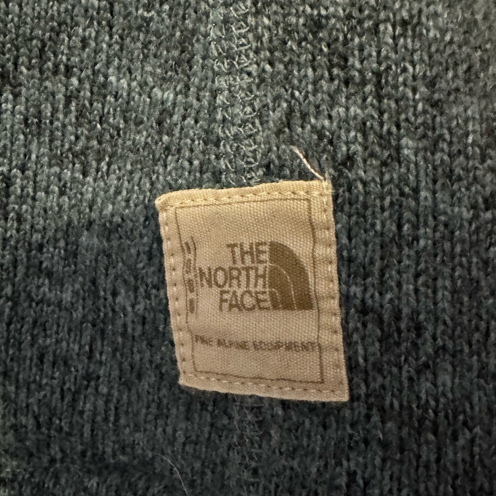 The North Face Sweater Womens Crescent Ridge Shaw Collar Blue Size S EUC - Picture 5 of 6
